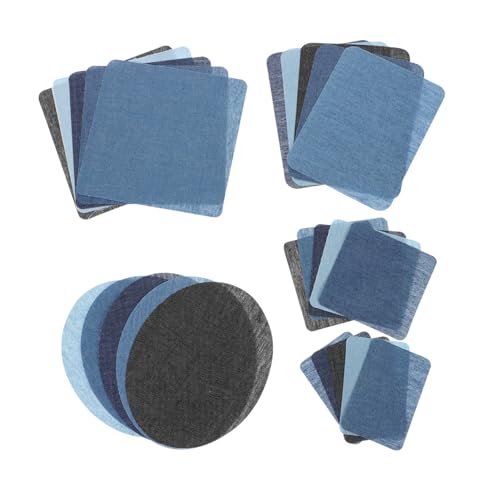 PartyKindom 25 Stück Teiliges Bügelflicken zum Aufbügeln Vielseitige Jeans Reparatur Patches aus Langlebigem Material Flexible Applikationen zum Schneiden für Pullover Hosen Jacken Einfache PartyKindom 25 Stück Teiliges Bügelflicken zum Aufbügeln Vielseitige Jeans Reparatur Patches aus Langlebigem Material Flexible Applikationen zum Schneiden für Pullover Hosen Jacken Einfache von PartyKindom