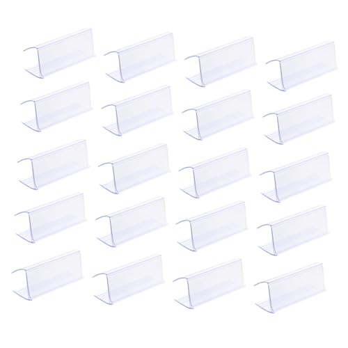 PartyKindom 25 Stück Teiliges Transparenter Kunststoff preisschildhalter Langlebige Preisetiketten halter für Supermarktregale Klare Preisschilder displayständer für Büro Tisch und PartyKindom 25 Stück Teiliges Transparenter Kunststoff preisschildhalter Langlebige Preisetiketten halter für Supermarktregale Klare Preisschilder displayständer für Büro Tisch und von PartyKindom