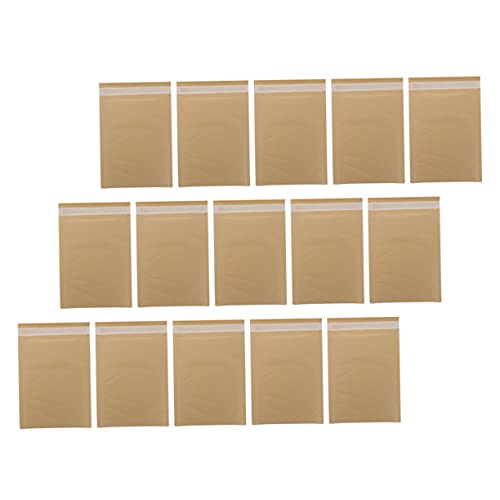 PartyKindom 25 Stück Teiliges Versandtaschen aus Kraftpapier mit Luftpolster Selbstklebend Stoßfest Reißfest für Sicheren Paketversand und Einfache Beschriftung von PartyKindom