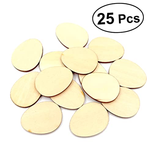 PartyKindom 25 Stück dekorative Holzspäne aus natürlich Ornamente schmücken Basteln unfertige Holzeiformen dekorative ostereier Basteleier zum Dekorieren Osterei-Form Ei- Bambus Beige PartyKindom 25 Stück dekorative Holzspäne aus natürlich Ornamente schmücken Basteln unfertige Holzeiformen dekorative ostereier Basteleier zum Dekorieren Osterei-Form Ei- Bambus Beige von PartyKindom