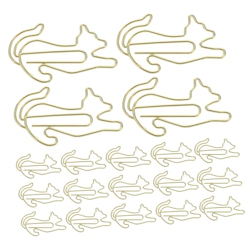 PartyKindom 25Stücke Katzenförmige Büroklammern Tierform Papierclips für Bürobedarf Notizen und Kreative Dekoration für Lehrer PartyKindom 25Stücke Katzenförmige Büroklammern Tierform Papierclips für Bürobedarf Notizen und Kreative Dekoration für Lehrer von PartyKindom