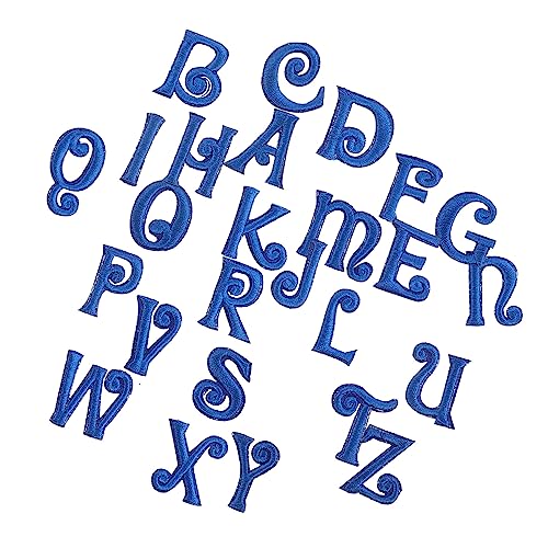 PartyKindom 26 Stück Teiliges Blaues Besticktes Alphabet Aufbügelflicken Stoffbuchstaben Patches zum Aufnähen und Aufbügeln zur Reparatur und Dekoration von Kleidung Taschen Schuhen und PartyKindom 26 Stück Teiliges Blaues Besticktes Alphabet Aufbügelflicken Stoffbuchstaben Patches zum Aufnähen und Aufbügeln zur Reparatur und Dekoration von Kleidung Taschen Schuhen und von PartyKindom
