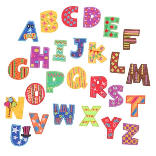 PartyKindom 26 Stück Teiliges Bügelalphabet Hotmelt Rückseite Bestickte Buchstaben Patches zum Aufbügeln und Aufnähen für Kleidung Rucksäcke DIY Textilien zum Reparieren und Verzieren PartyKindom 26 Stück Teiliges Bügelalphabet Hotmelt Rückseite Bestickte Buchstaben Patches zum Aufbügeln und Aufnähen für Kleidung Rucksäcke DIY Textilien zum Reparieren und Verzieren von PartyKindom