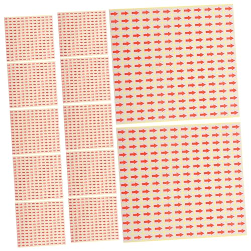 PartyKindom 2700 Stück Rote Kleine Aufkleber Selbstklebend Starke Haftung Markierungslabel Für Organisation Büro Schule Lager Mit Etiketten Je Unqualifiziertes Kennzeichen PartyKindom 2700 Stück Rote Kleine Aufkleber Selbstklebend Starke Haftung Markierungslabel Für Organisation Büro Schule Lager Mit Etiketten Je Unqualifiziertes Kennzeichen von PartyKindom