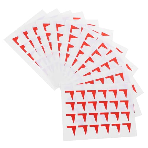 PartyKindom 288 Stück Flaggenmarkierungsaufkleber Etikett Punkt Für Vinyl Forderung Karte Label-patch Kennzeichnungsaufkleber Selbstklebende Klassifikationsaufkleber Abziehbilder Papier Rot PartyKindom 288 Stück Flaggenmarkierungsaufkleber Etikett Punkt Für Vinyl Forderung Karte Label-patch Kennzeichnungsaufkleber Selbstklebende Klassifikationsaufkleber Abziehbilder Papier Rot von PartyKindom