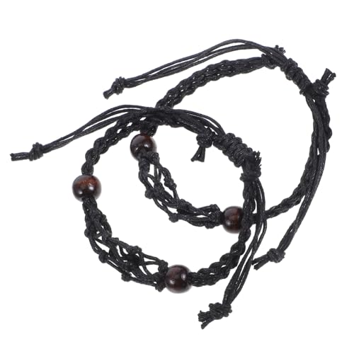PartyKindom 2Stücke Geflochtener Kristall Armbandhalter Verstellbarer Schmuckständer für DIY Armbänder Handgewebt Leere Steinkäfige für Dekoration Transparent von PartyKindom