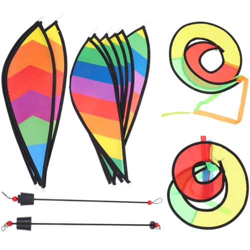 PartyKindom 2Stücke Hängende Regenbogen Heißluftballon Dekoration Rotierendes Ornament für Garten und Balkon Wetterfestes Gartendekor für und Besondere Anlässe PartyKindom 2Stücke Hängende Regenbogen Heißluftballon Dekoration Rotierendes Ornament für Garten und Balkon Wetterfestes Gartendekor für und Besondere Anlässe von PartyKindom