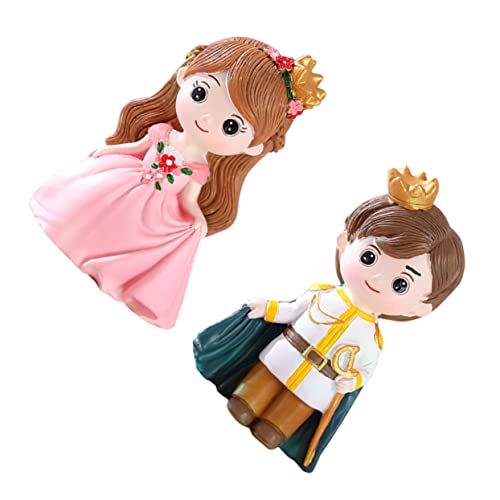 PartyKindom 2Stücke Prinzessin und Prinz Kuchendekoration aus Harz Partydeko für Geburtstage und Themenfeiern Sorgt für Festliche und Unvergessliche PartyKindom 2Stücke Prinzessin und Prinz Kuchendekoration aus Harz Partydeko für Geburtstage und Themenfeiern Sorgt für Festliche und Unvergessliche von PartyKindom