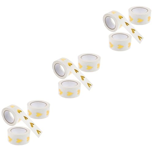 PartyKindom 3 Sätze Hochzeitseinladungsaufkleber Delicate Sealing Sticker Label Aufkleber Für Und Verpackungen Pro Rolle Für Partys Und Bastelarbeiten 3 Rollen * 3 von PartyKindom