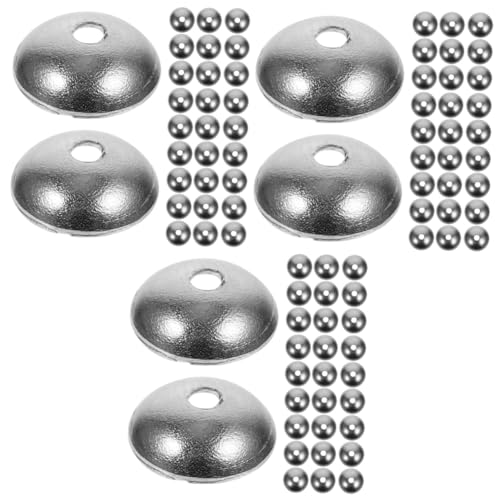 PartyKindom 3 Sätze Perlenkappen Spacer Beads Für Schmuckherstellung Diy Zubehör Für Armbänder Und Einfache Anwendung Glatte Oberfläche Projekte 200 Stück * 3 von PartyKindom