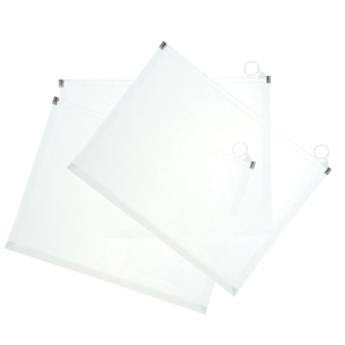 PartyKindom 3 Stück Dokumentenmappe Transparent PP Ordner mit Druckknopf Verschluss Wasserfeste Projektordner für Wichtige Dokumente Praktische Sammelmappen für Schule und Büro PartyKindom 3 Stück Dokumentenmappe Transparent PP Ordner mit Druckknopf Verschluss Wasserfeste Projektordner für Wichtige Dokumente Praktische Sammelmappen für Schule und Büro von PartyKindom