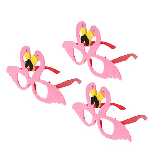 PartyKindom 3 Stück Flamingo Sonnenbrille Lustige Partybrille für Strand und Hawaii Themen für Kindergeburtstage und Foto Requisiten Einzigartiges Design und Leichtes Material PartyKindom 3 Stück Flamingo Sonnenbrille Lustige Partybrille für Strand und Hawaii Themen für Kindergeburtstage und Foto Requisiten Einzigartiges Design und Leichtes Material von PartyKindom
