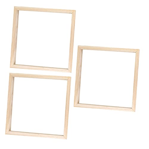 PartyKindom 3 Stück Holz Bilderrahmen mit Acrylglas DIY Malerei Display Rahmen für Wohn Schlaf und Arbeitszimmer Natürliche Bruchsichere Fotogalerie Kreative Geschenkidee PartyKindom 3 Stück Holz Bilderrahmen mit Acrylglas DIY Malerei Display Rahmen für Wohn Schlaf und Arbeitszimmer Natürliche Bruchsichere Fotogalerie Kreative Geschenkidee von PartyKindom