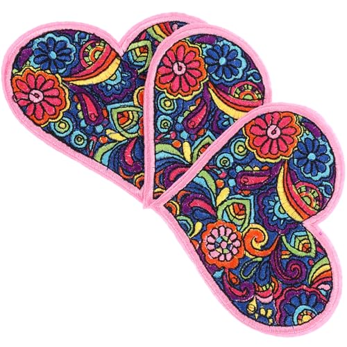 PartyKindom 3 Stück Stickerei Patches Stylische Applikationen für Kleidung Jeans Taschen und Mehr Bügel und Nähpatches zur Individuellen Gestaltung PartyKindom 3 Stück Stickerei Patches Stylische Applikationen für Kleidung Jeans Taschen und Mehr Bügel und Nähpatches zur Individuellen Gestaltung von PartyKindom