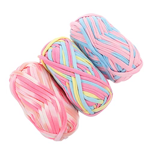 PartyKindom 3 Stück Teiliges Buntes Gefärbtes Polyester Strickgarn Dickes Shirt Garn Weiches Material für Diy Häkelprojekte Schals Mützen Taschen Handarbeitsbedarf PartyKindom 3 Stück Teiliges Buntes Gefärbtes Polyester Strickgarn Dickes Shirt Garn Weiches Material für Diy Häkelprojekte Schals Mützen Taschen Handarbeitsbedarf von PartyKindom