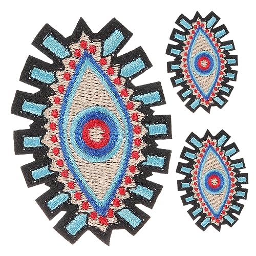 PartyKindom 3 Stück Teiliges Dekorative Aufbügelbare Eisen Patches mit Alien Augen Selbstklebend Annähen Leichte Gestickte Flicken für Kleidung Hüte Jacken DIY Modeaccessoires PartyKindom 3 Stück Teiliges Dekorative Aufbügelbare Eisen Patches mit Alien Augen Selbstklebend Annähen Leichte Gestickte Flicken für Kleidung Hüte Jacken DIY Modeaccessoires von PartyKindom