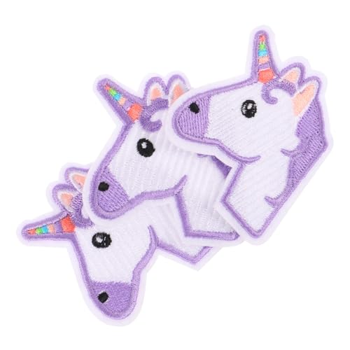 PartyKindom 3 Stück Teiliges Einhorn Stoff Patch zum Aufnähen Langlebige DIY Stickerei Aufkleber für Kleidung Taschen Bücher Bunte Einhorn Motive zum Reparieren und Verzieren PartyKindom 3 Stück Teiliges Einhorn Stoff Patch zum Aufnähen Langlebige DIY Stickerei Aufkleber für Kleidung Taschen Bücher Bunte Einhorn Motive zum Reparieren und Verzieren von PartyKindom