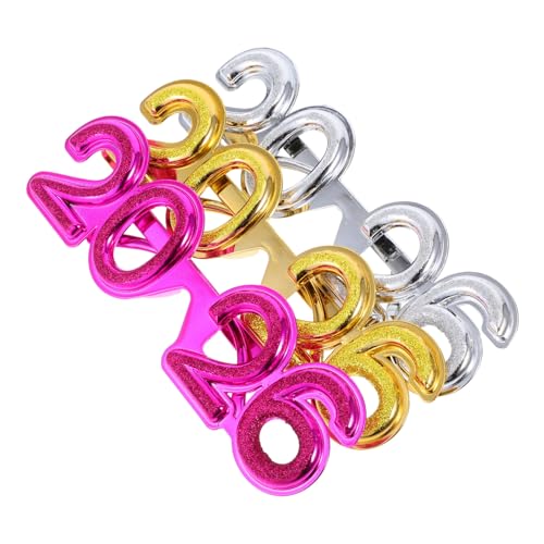PartyKindom 3 Stück Teiliges Partybrille und Bunte Jahr und Abschlussfeier Sonnenbrillen Fotorequisiten für Partys Vielseitige und Langlebige Brillen PartyKindom 3 Stück Teiliges Partybrille und Bunte Jahr und Abschlussfeier Sonnenbrillen Fotorequisiten für Partys Vielseitige und Langlebige Brillen von PartyKindom