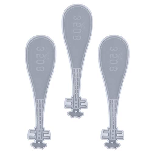 PartyKindom 3 Stück Teiliges Silikon Formset für DIY Buchzeichen Flexible Epoxidharz Gießformen für Kreative Bastelprojekte für Schmuckherstellung und Designs von PartyKindom