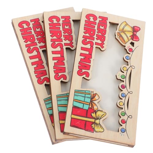 PartyKindom 3 Stück Teiliges Weihnachtsgeldhalter aus Holz Leichter Geld und Kartenhalter für Festtagsfeiern Vielseitiger Geldgeschenkhalter Handliches Design für Besondere Weihnachtspräsente PartyKindom 3 Stück Teiliges Weihnachtsgeldhalter aus Holz Leichter Geld und Kartenhalter für Festtagsfeiern Vielseitiger Geldgeschenkhalter Handliches Design für Besondere Weihnachtspräsente von PartyKindom