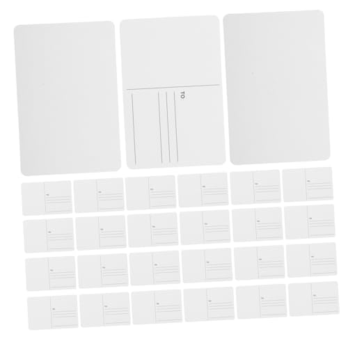 PartyKindom 30 Blatt Blanko Aquarell Postkarten Texturiertes Baumwoll Cardstock Mailable Printable Karten für DIY Basteln Grußkarten Reise Postkarten und Einladungen von PartyKindom