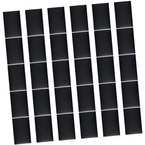 PartyKindom 30 Blatt Große DIY Schwarze Tafelaufkleber Abwischbar und Wiederverwendbar Selbstklebend für Zuhause Büro und Kreative Projekte von PartyKindom