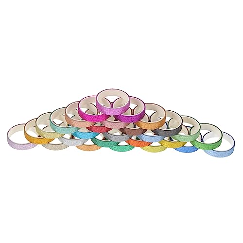 PartyKindom 30 Rollen Bunte Glitzer Washi Tape Dekoratives Klebeband für Scrapbooking DIY Basteln Wiederverwendbar Schreibbar Farbecht Vielseitig Einsetzbar PartyKindom 30 Rollen Bunte Glitzer Washi Tape Dekoratives Klebeband für Scrapbooking DIY Basteln Wiederverwendbar Schreibbar Farbecht Vielseitig Einsetzbar von PartyKindom