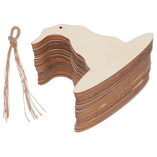 PartyKindom 30 Stk. Teiliges Holz Witch Hat Schablonen Glatte Oberfläche Unbemalt für DIY Halloween Dekorationen Bemalbare Holzornamente mit Juteschnur für Bastelprojekte und Party Deko PartyKindom 30 Stk. Teiliges Holz Witch Hat Schablonen Glatte Oberfläche Unbemalt für DIY Halloween Dekorationen Bemalbare Holzornamente mit Juteschnur für Bastelprojekte und Party Deko von PartyKindom
