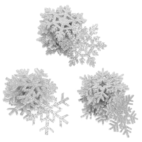 PartyKindom 30 Stück Handgefertigte Haar Accessoires Materialien Zum Aufnähen Von Schneeflocken Applikationen Bestickte Große Mini Schneeflocken Bekleidungsaufkleber Weihnachts PartyKindom 30 Stück Handgefertigte Haar Accessoires Materialien Zum Aufnähen Von Schneeflocken Applikationen Bestickte Große Mini Schneeflocken Bekleidungsaufkleber Weihnachts von PartyKindom