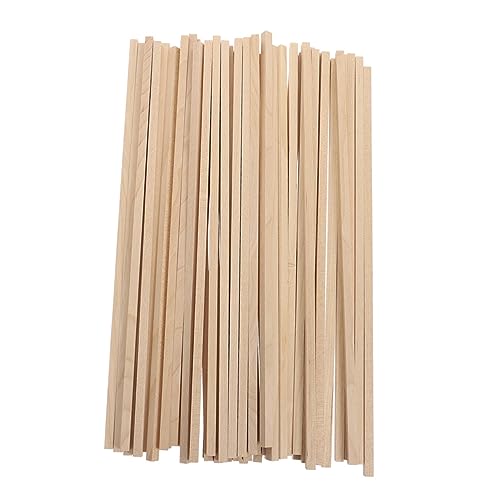 PartyKindom 30 Stück Holzstöcke natürliche Zweige Bastelstangen unfertige Dübelstangen Dübel aus Hartholz Eisstiele zum Basteln klein Bastelstöcke Jumbo Baumaterial DIY schulprojekte sticks von PartyKindom