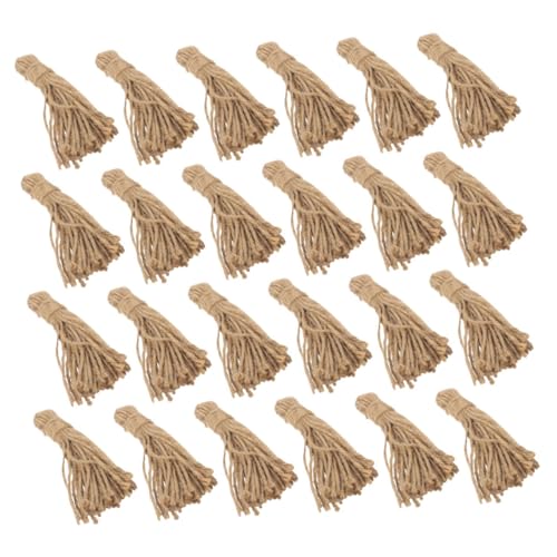 PartyKindom 30 Stück Jute Quasten für DIY Holzperlen Girlande Projekte Natürliche Jute Seil Quasten für Rustikale Weihnachtsdekoration Vielseitige Bastelmaterialien für Handgemachte PartyKindom 30 Stück Jute Quasten für DIY Holzperlen Girlande Projekte Natürliche Jute Seil Quasten für Rustikale Weihnachtsdekoration Vielseitige Bastelmaterialien für Handgemachte von PartyKindom