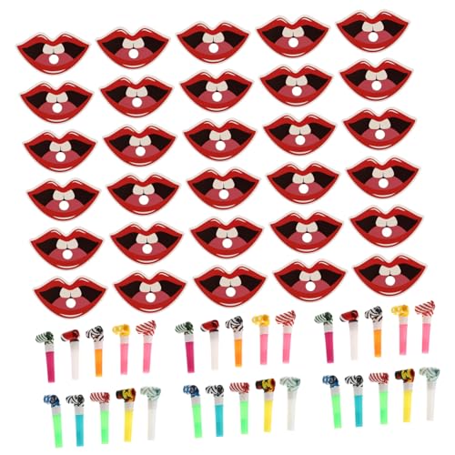 PartyKindom 30 Stück Teiliges Bunte Cartoon Trillerpfeifen für Kindergeburtstag Partyspaß Cheerleading Pfeifen als Mitgebsel für Party Beschäftigung und Unterhaltung von PartyKindom