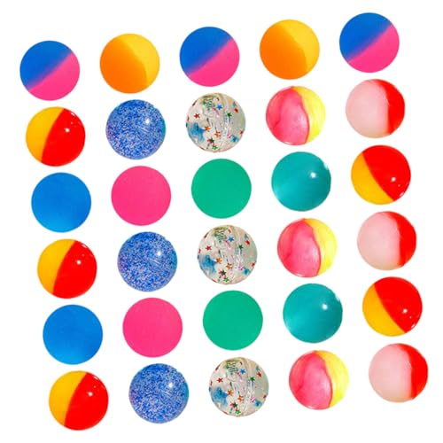 PartyKindom 30 Stück Teiliges Bunte Elastische Springbälle für Leichte und Widerstandsfähige Gummibälle mit Hoher Sprungfähigkeit als Mitgebsel für Kindergeburtstag und Spielspaß Unterwegs PartyKindom 30 Stück Teiliges Bunte Elastische Springbälle für Leichte und Widerstandsfähige Gummibälle mit Hoher Sprungfähigkeit als Mitgebsel für Kindergeburtstag und Spielspaß Unterwegs von PartyKindom