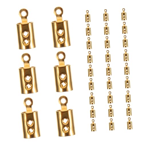 PartyKindom 30 Stück Teiliges Edelstahl Schmuckverbinder Halsketten und Armbänder Goldfarbene DIY Verschlüsse Design Glatt und Tragbar für Schmuckherstellung und Bastelbedarf PartyKindom 30 Stück Teiliges Edelstahl Schmuckverbinder Halsketten und Armbänder Goldfarbene DIY Verschlüsse Design Glatt und Tragbar für Schmuckherstellung und Bastelbedarf von PartyKindom