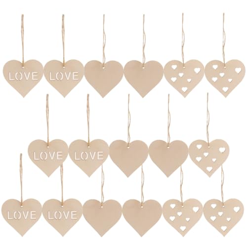 PartyKindom 30 Stück Teiliges Naturbelassene Holzherzen zum Basteln Vielseitige Holzdekoration mit Natürlicher Maserung für DIY Valentinstagsprojekte Nachhaltige Holzherzanhänger für Kreative PartyKindom 30 Stück Teiliges Naturbelassene Holzherzen zum Basteln Vielseitige Holzdekoration mit Natürlicher Maserung für DIY Valentinstagsprojekte Nachhaltige Holzherzanhänger für Kreative von PartyKindom