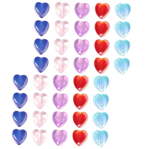 PartyKindom 300 Stück Acryl Herzperlen Bunte Spacer Perlen für DIY Armbänder Schmuckherstellung Kleine Bastelperlen für Kreative Handarbeit Zufällige Farbe Zufällige Farbe PartyKindom 300 Stück Acryl Herzperlen Bunte Spacer Perlen für DIY Armbänder Schmuckherstellung Kleine Bastelperlen für Kreative Handarbeit Zufällige Farbe Zufällige Farbe von PartyKindom