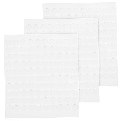 PartyKindom 300 Stück Doppelseitige Klebepunkte Transparente Runde Klebepads Wasserdichte Aufkleber für DIY Dekoration für Fotos Poster Modelle und Bastelprojekte von PartyKindom