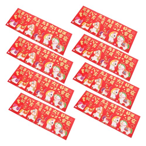PartyKindom 300 Stück Kreative Chinesische Neujahrsumschläge Jahr Des Pferdes Rote Glücksgeldumschläge mit Einzigartigem Cartoon Design für Frühlingsfest Hochzeit Geburtstag Langlebig und PartyKindom 300 Stück Kreative Chinesische Neujahrsumschläge Jahr Des Pferdes Rote Glücksgeldumschläge mit Einzigartigem Cartoon Design für Frühlingsfest Hochzeit Geburtstag Langlebig und von PartyKindom