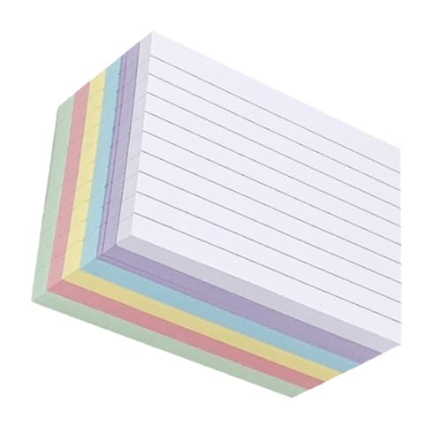 PartyKindom 300 Stück Linierte Karteikarten Einseitig Bedruckt Horizontal Stabile Notizkarten in Farben Moderate Dicke Glattes Papier für Lernen Prüfung Büro und Schule PartyKindom 300 Stück Linierte Karteikarten Einseitig Bedruckt Horizontal Stabile Notizkarten in Farben Moderate Dicke Glattes Papier für Lernen Prüfung Büro und Schule von PartyKindom