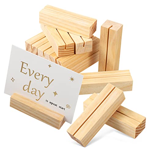PartyKindom 30Stücke Holzkartenhalter für Hochzeiten Hölzerne Tischkartenständer für Tischnummern Menüs und Fotos für Hochzeitsdekoration und Feiern PartyKindom 30Stücke Holzkartenhalter für Hochzeiten Hölzerne Tischkartenständer für Tischnummern Menüs und Fotos für Hochzeitsdekoration und Feiern von PartyKindom