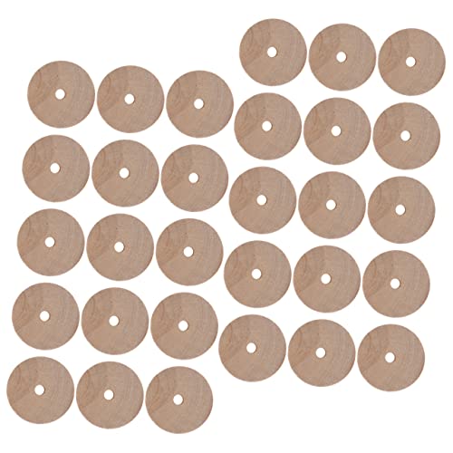 PartyKindom 30Stücke Holzräder für Spielzeugautos DIY Zubehör für Holzhandwerk Ømm Innendurchmesser Vielseitig Einsetzbar für Kreative Bastelprojekte PartyKindom 30Stücke Holzräder für Spielzeugautos DIY Zubehör für Holzhandwerk Ømm Innendurchmesser Vielseitig Einsetzbar für Kreative Bastelprojekte von PartyKindom