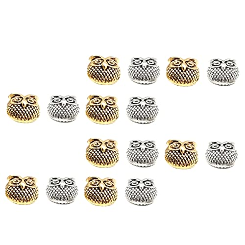 PartyKindom 30Stücke Spacer Perlen DIY Schmuck Basteln Handgefertigte Perlen für Armbänder Ohrringe für Bastelprojekte von PartyKindom