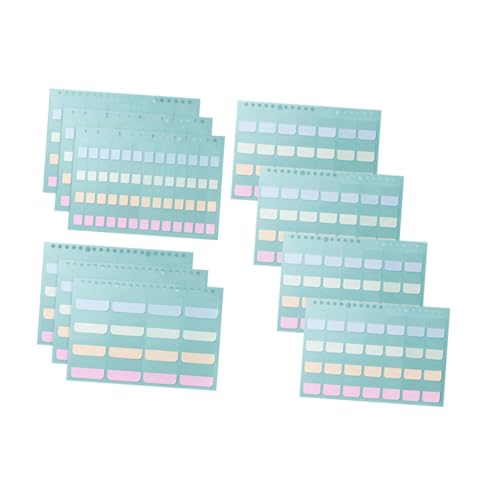 PartyKindom 316 Stück Teiliges Selbstklebender Bunter Haftnotizen und Buchseitenmarker in Drei Praktische Beschriftbare Index Tabs für Büro Studium und Alltag zur Übersichtlichen PartyKindom 316 Stück Teiliges Selbstklebender Bunter Haftnotizen und Buchseitenmarker in Drei Praktische Beschriftbare Index Tabs für Büro Studium und Alltag zur Übersichtlichen von PartyKindom