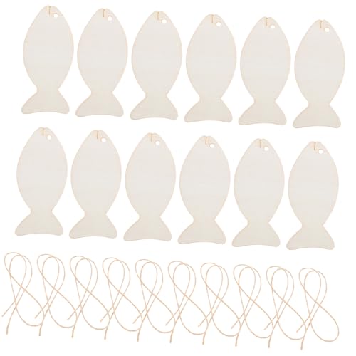 PartyKindom 32 Stück Teiliges DIY Unvollendete Holzscheiben Fischform Naturbelassene Holzornamente mit Glatter Oberfläche für Handmalerei Geschenkanhänger Bastelprojekte und Dekoration PartyKindom 32 Stück Teiliges DIY Unvollendete Holzscheiben Fischform Naturbelassene Holzornamente mit Glatter Oberfläche für Handmalerei Geschenkanhänger Bastelprojekte und Dekoration von PartyKindom