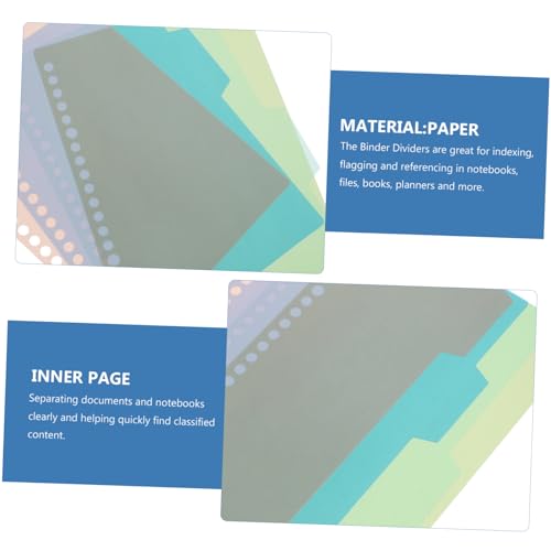 PartyKindom 32 Stück Teiliges Register mit Farben PP Material Wiederbeschreibbare Notizbuch Trennblätter für Ordner und Ringbücher Praktische Index Tabs für Büro und Schule PartyKindom 32 Stück Teiliges Register mit Farben PP Material Wiederbeschreibbare Notizbuch Trennblätter für Ordner und Ringbücher Praktische Index Tabs für Büro und Schule von PartyKindom