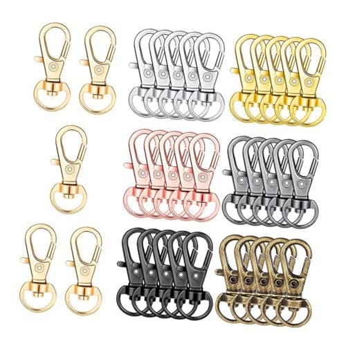 PartyKindom 35 Stück Teiliges Bunter Schlüsselanhänger Clips mit Drehverschluss Robuste Karabinerhaken Zinklegierung für Handarbeiten und Taschen Drehbar für Kreative Projekte PartyKindom 35 Stück Teiliges Bunter Schlüsselanhänger Clips mit Drehverschluss Robuste Karabinerhaken Zinklegierung für Handarbeiten und Taschen Drehbar für Kreative Projekte von PartyKindom