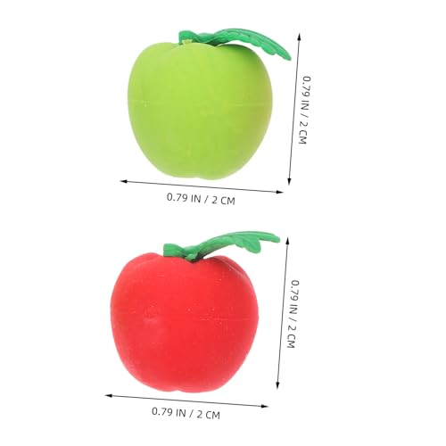 PartyKindom 36 Stück Teiliges Apfel Radiergummi Robuste Weiche Schüler Radiergummis in Rot und Grün Realistische Früchte als Klassenraum Belohnungen und Schulmaterial für Mathe Party PartyKindom 36 Stück Teiliges Apfel Radiergummi Robuste Weiche Schüler Radiergummis in Rot und Grün Realistische Früchte als Klassenraum Belohnungen und Schulmaterial für Mathe Party von PartyKindom