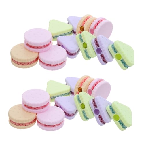 PartyKindom 36 Stück Teiliges Kawaii Keksspitzer in Keksform Handlich und Originell für Schulbedarf Lehrer Bürobedarf als Schulpreis Partygeschenk und Klassenzimmer Zubehör von PartyKindom