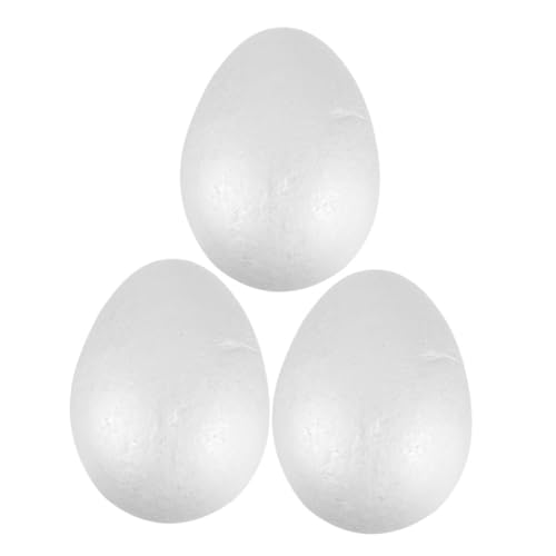 PartyKindom 3Stücke DIY Gefälschte Eier Weiße Ostereier zum Bemalen Osterdekoration und Kreative Bastelprojekte für Partys und Zuhause PartyKindom 3Stücke DIY Gefälschte Eier Weiße Ostereier zum Bemalen Osterdekoration und Kreative Bastelprojekte für Partys und Zuhause von PartyKindom