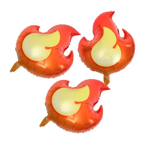 PartyKindom 3Stücke Flammenballons aus Aluminiumfolie Feuerförmige Luftballons für Kindergeburtstage Dekoration für Themenpartys Langlebig und Auffällig PartyKindom 3Stücke Flammenballons aus Aluminiumfolie Feuerförmige Luftballons für Kindergeburtstage Dekoration für Themenpartys Langlebig und Auffällig von PartyKindom